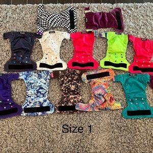 (Selling as a Lot) Size 1 Ragababe Diapers